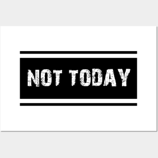 COOL BTS KPOP NOT TODAY DESIGN Posters and Art